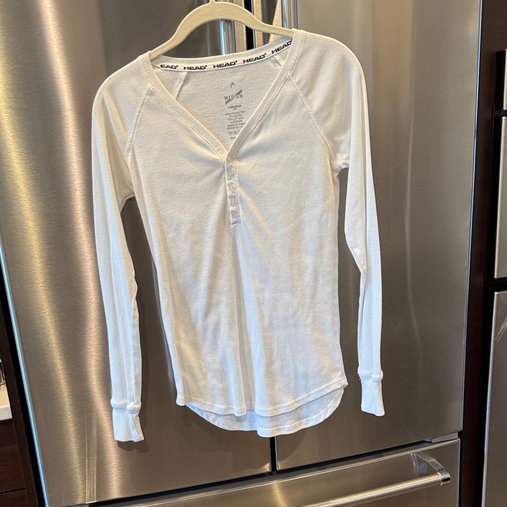 HEAD Women's Classic White Long Sleeve Blouse
